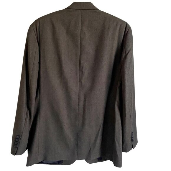 Alfani 3 Button Sport Coat Jacket Blazer Silk Wool Blend 43R - Picture 6 of 10